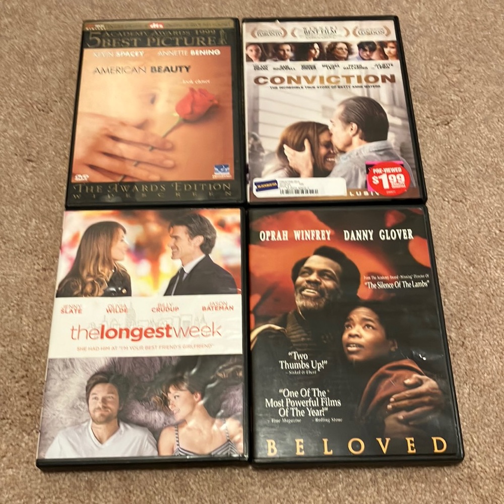 4 dvds